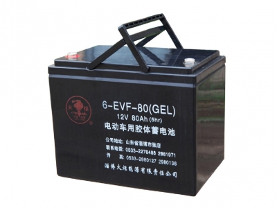 6-EVF-80(GEL) 電動(dòng)車用膠體蓄電池